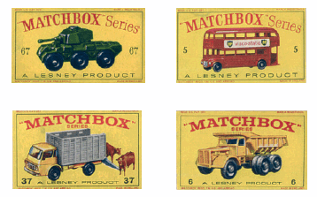 Star Matchboxy stle vzbuzuj nostalgii mezi sbrateli model.